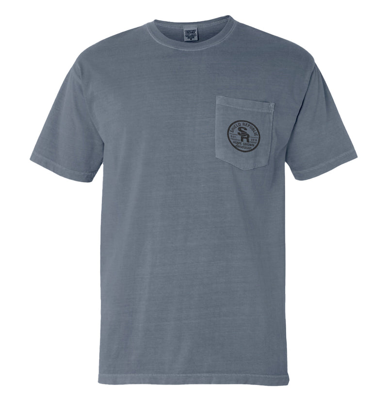 Load image into Gallery viewer, Backyards and Busted Knuckles Pocket Tee