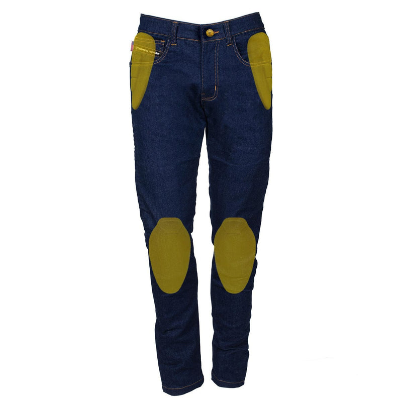 Load image into Gallery viewer, Straight Leg Protective Denim Pants (Jeans) - Blue
