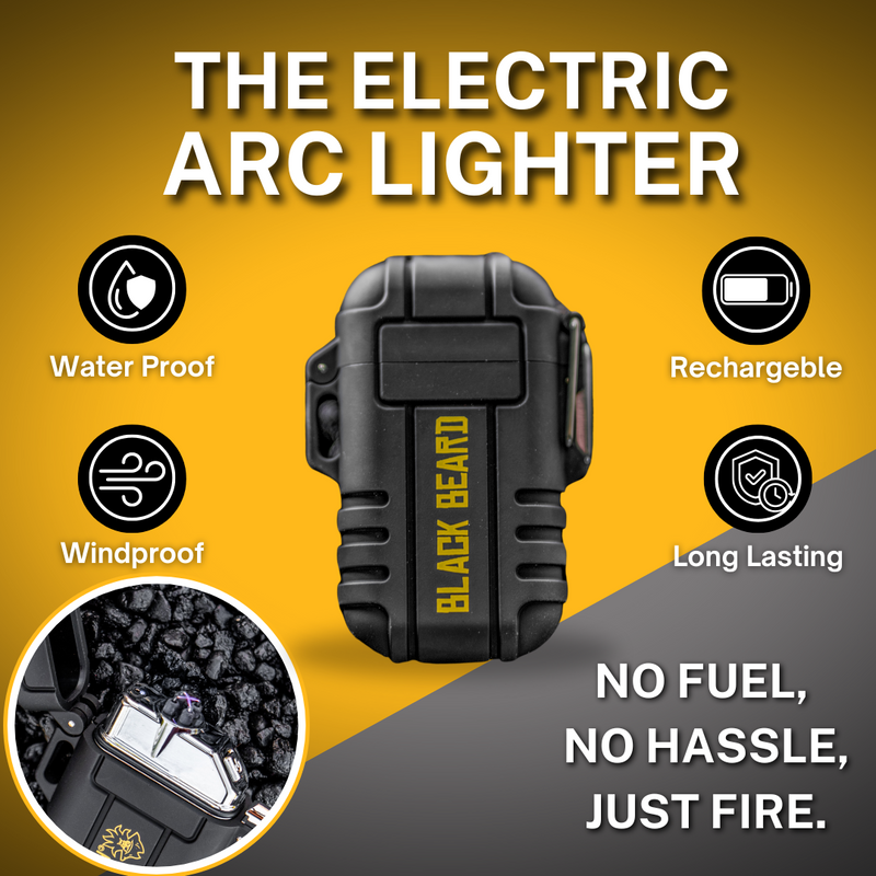 Load image into Gallery viewer, Black Beard Arc Lighter