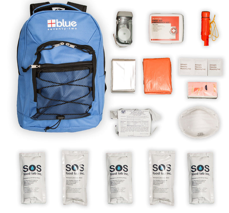 Load image into Gallery viewer, Blue Seventy-Two Standard - 3 Day Emergency Kit for 1 Person