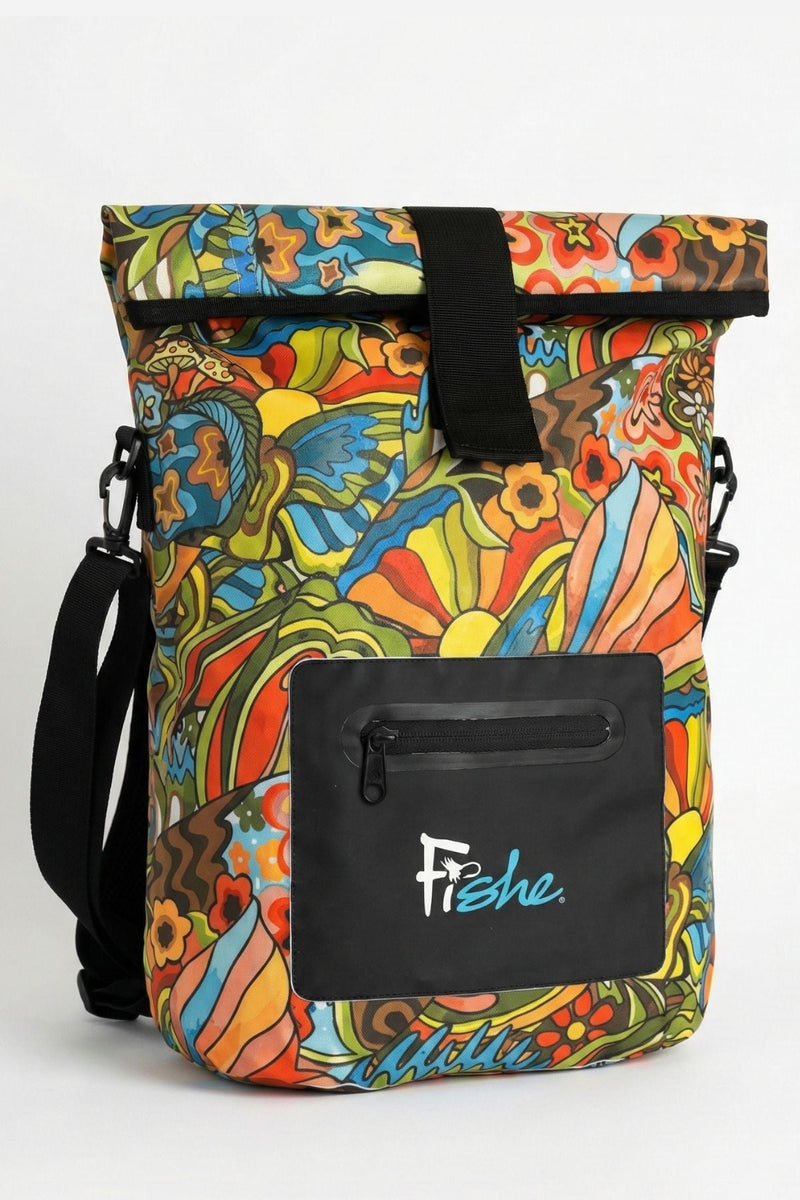 Load image into Gallery viewer, Boho Bass Roll Tote Dry Bag
