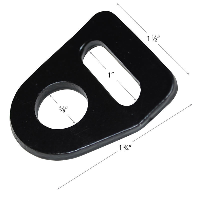Load image into Gallery viewer, 1" Black Bolt Plate