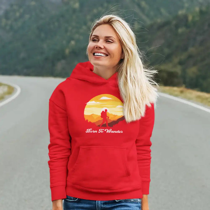 Load image into Gallery viewer, Born To Wander Unisex Hoodie