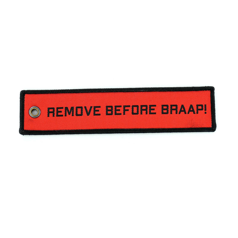 Load image into Gallery viewer, Litt Industries red keychain braap funny durable strong the best keychain on the market