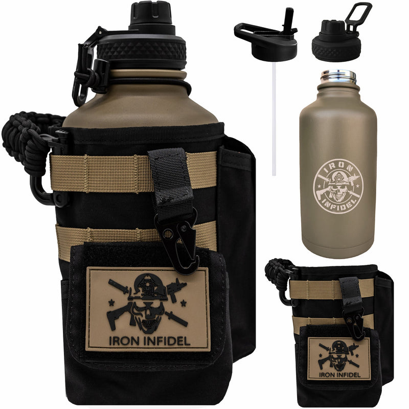 Load image into Gallery viewer, 64oz Battle Bottle Water Bottles