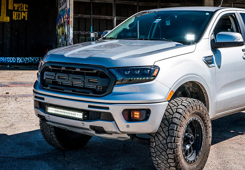 Load image into Gallery viewer, 22" Bumper Hidden LED Light Bar Brackets Kit For 2019-2022 Ford Ranger