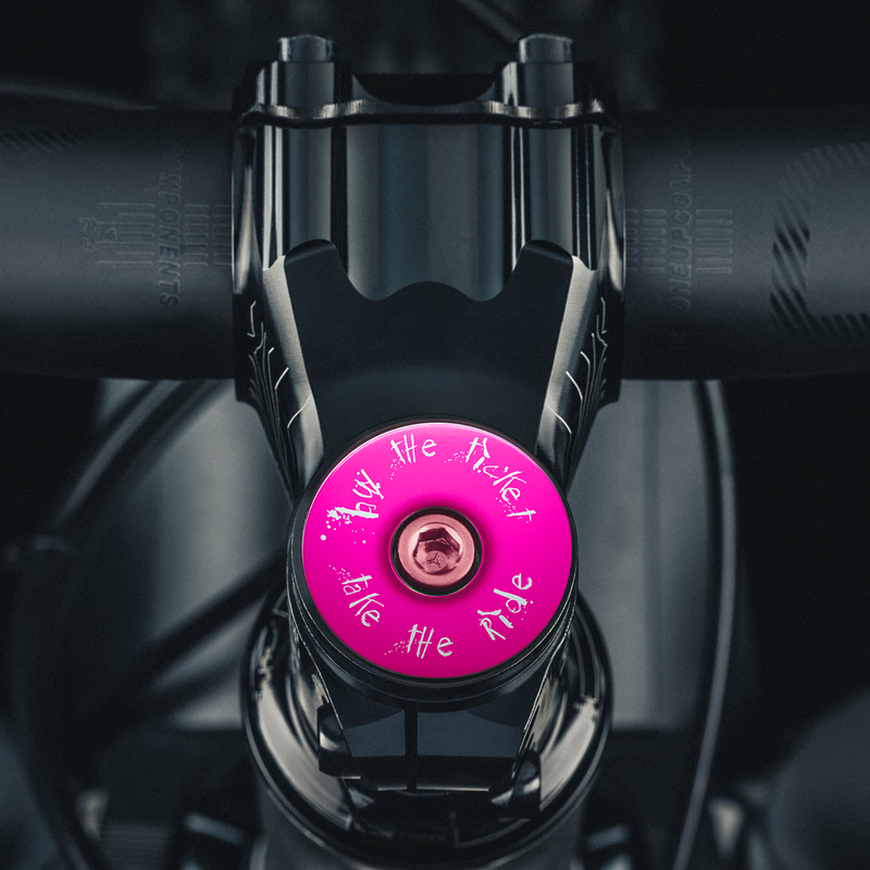 Load image into Gallery viewer, Buy The Ticket Take The Ride Bicycle Headset Cap