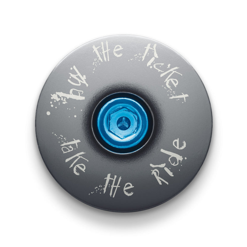 Load image into Gallery viewer, Buy The Ticket Take The Ride Bicycle Headset Cap