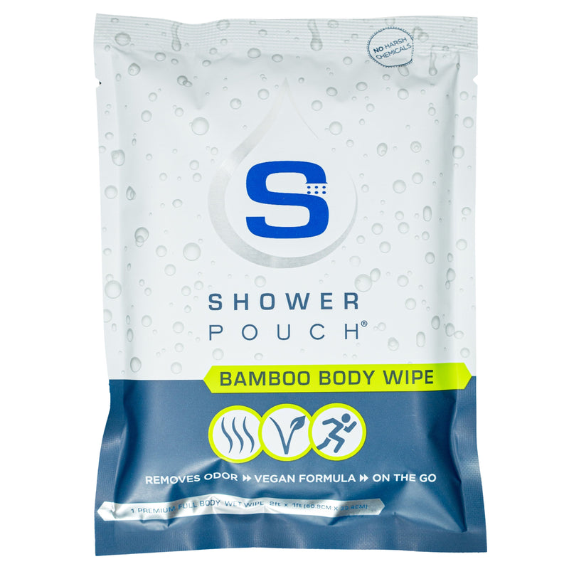 Load image into Gallery viewer, 10-pack Shower Pouch XL (2' x 1') Body Wipes