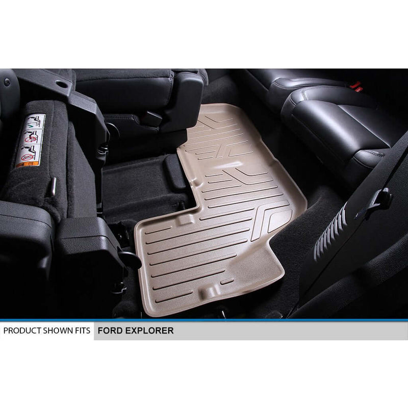 Load image into Gallery viewer, SMARTLINER Custom Fit Floor Liners For 2011-2014 Ford Explorer (with 2nd Row Center Console)