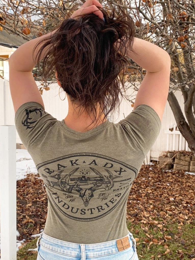 Load image into Gallery viewer, Womens RA Industries Rifle Tee