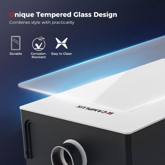 Load image into Gallery viewer, Camplux Climatech-7 Indoor Tankless Gas Water Heater 5.28 GPM | White