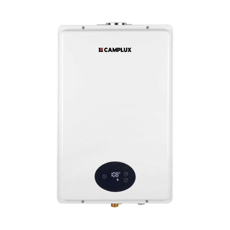 Load image into Gallery viewer, Camplux Instant Indoor Tankless Gas Water Heater 5.28 GPM | White