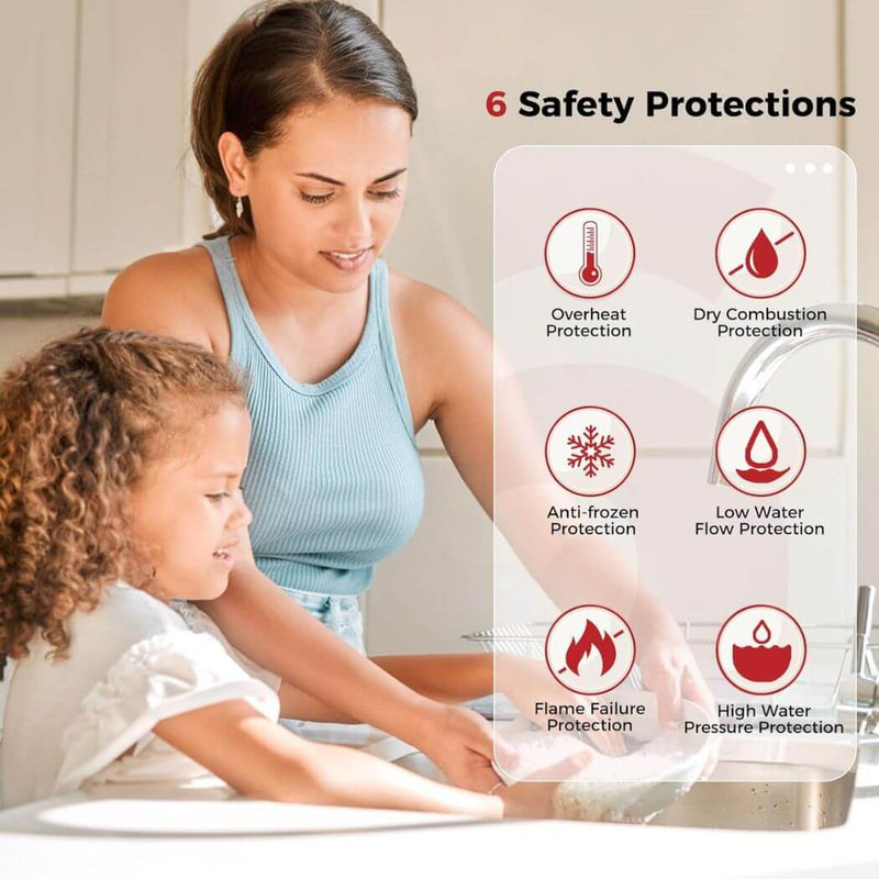Load image into Gallery viewer, Camplux Climatech-7 Indoor Tankless Gas Water Heater 6.86 GPM | White