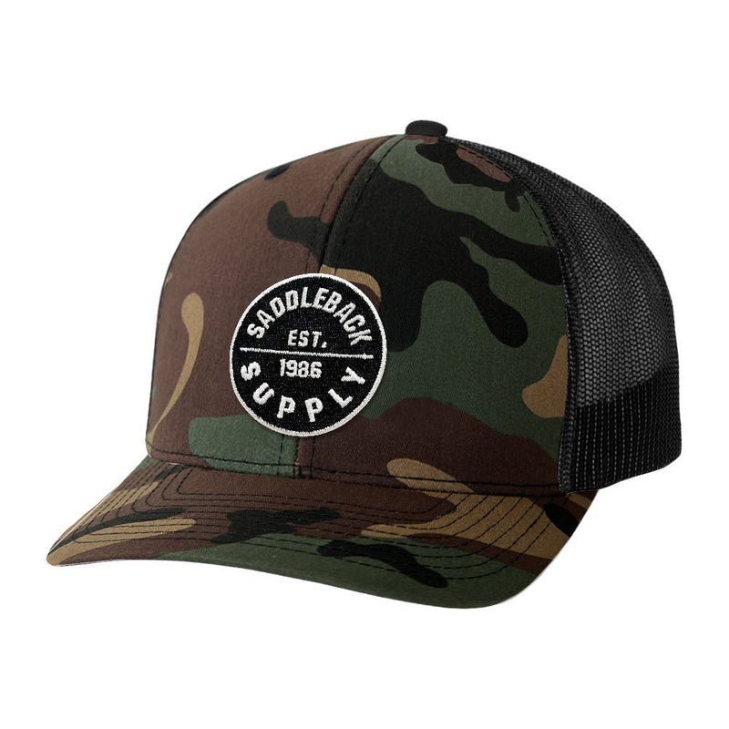 Load image into Gallery viewer, Classic Circle Patch Black Snapback