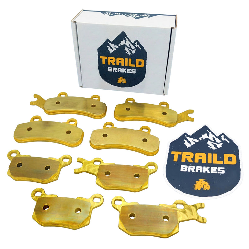 Load image into Gallery viewer, Can-Am Defender 3-Seater HD7 HD8 HD9 HD10 HD11 2016-2026 Brass Brake Pad Set