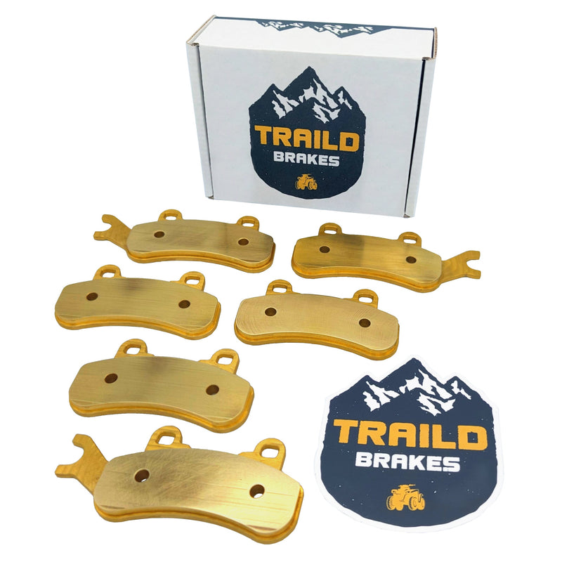 Load image into Gallery viewer, Can-Am Defender HD5 2017-2021 Brass Brake Pad Set