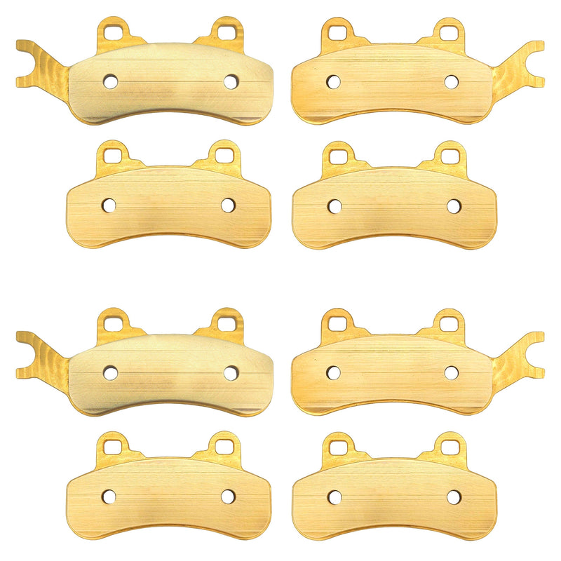 Load image into Gallery viewer, Can-Am Defender MAX HD7 HD8 HD9 HD10 HD11 6x6 & PRO 2017-2026 Front & Rear Brass Brake Pad Set