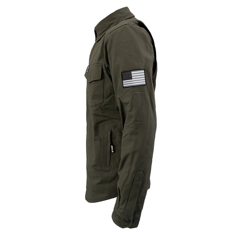 Load image into Gallery viewer, Protective Canvas Jacket for Men - Army Green