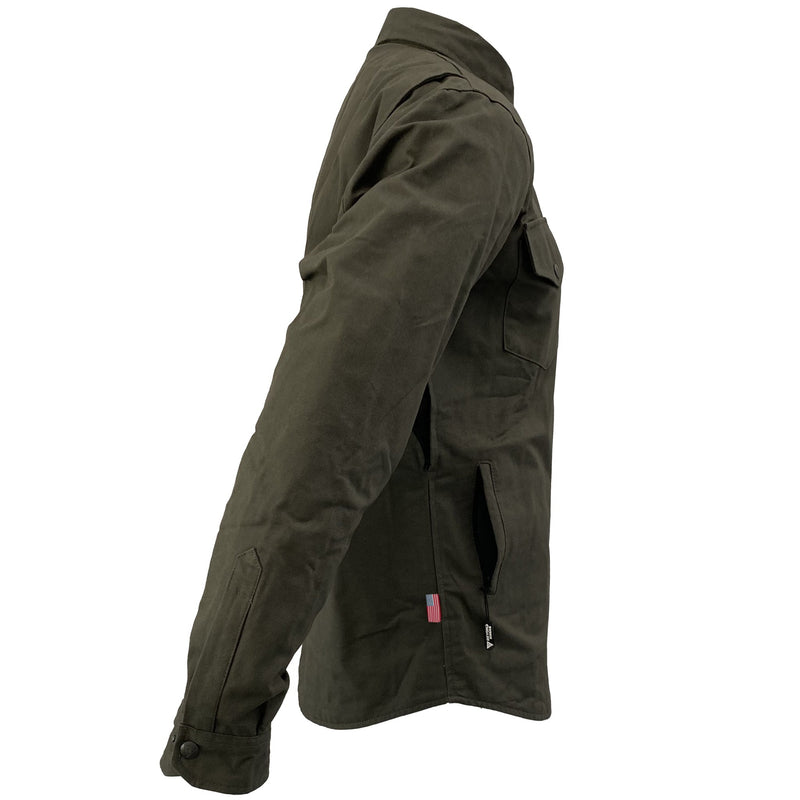 Load image into Gallery viewer, Protective Canvas Jacket for Men - Army Green