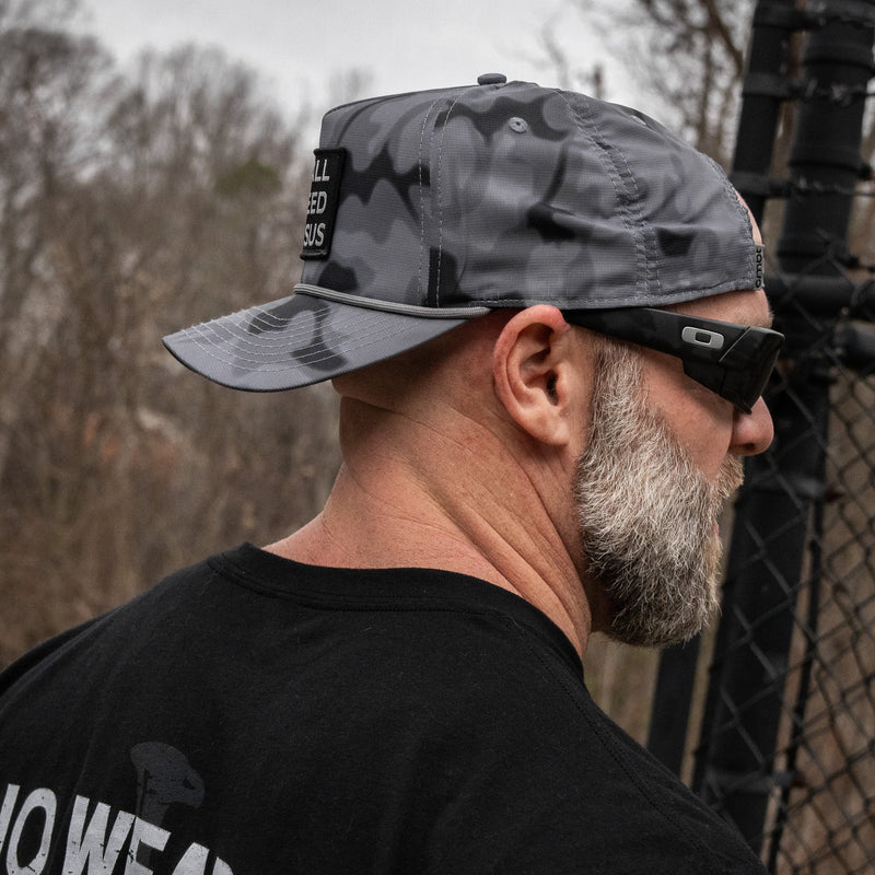 Load image into Gallery viewer, Y'all Need Jesus Patch Weekender Snapback
