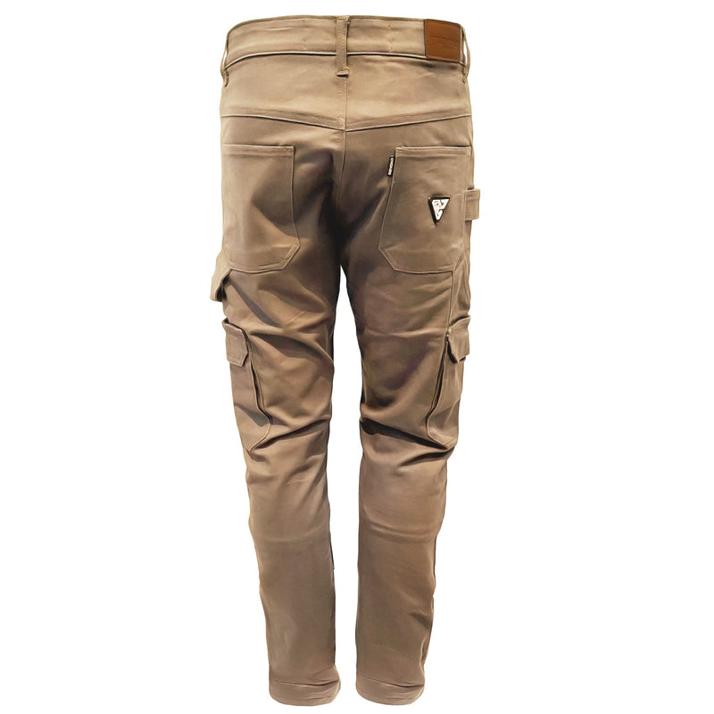 Load image into Gallery viewer, Cargo Pants Straight Fit - Khaki Solid