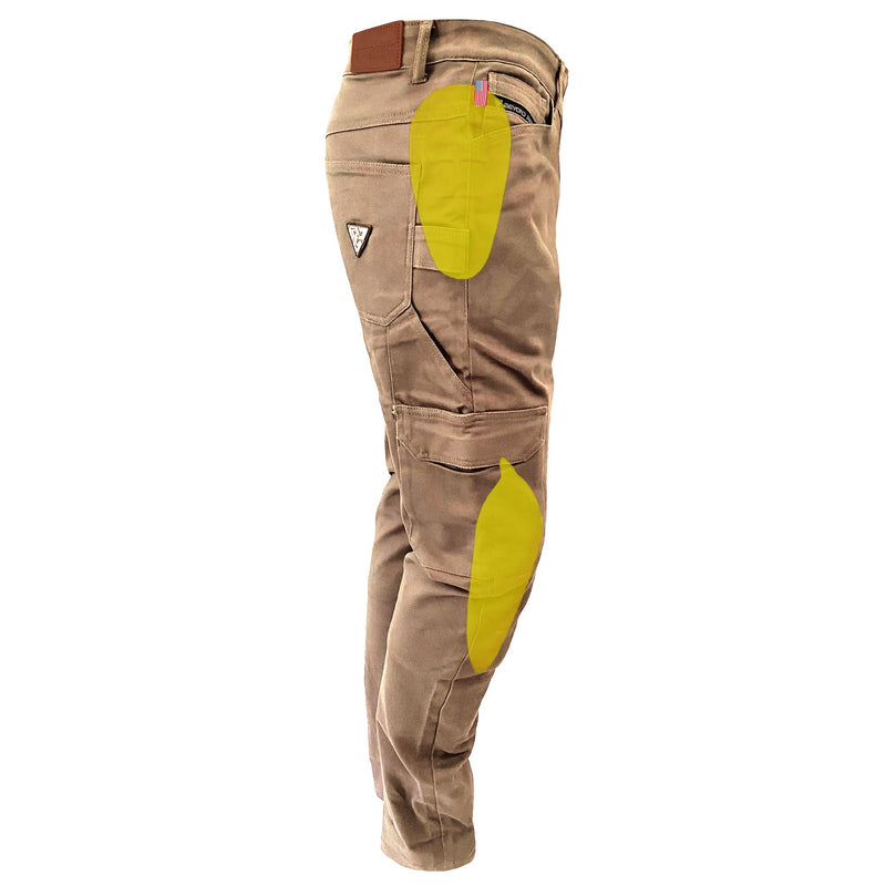 Load image into Gallery viewer, Cargo Pants Straight Fit - Khaki Solid