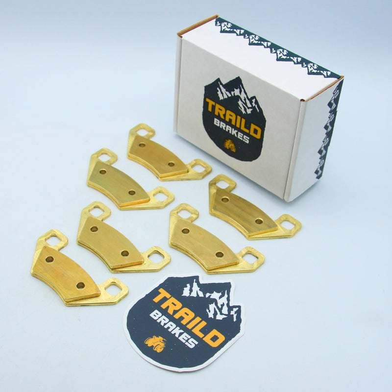 Load image into Gallery viewer, Arctic Cat Prowler 500, 550, 650, 700 2006-2015 Brass Brake Pad Set