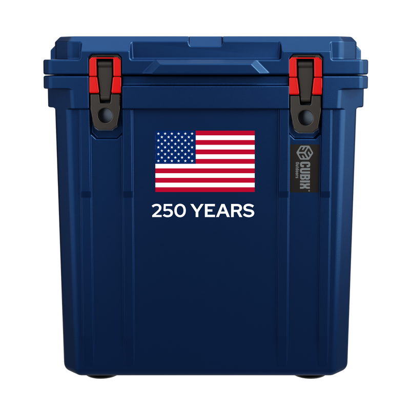 Load image into Gallery viewer, 46 Quart Rotomolded Cooler With Wheels - QuadraX