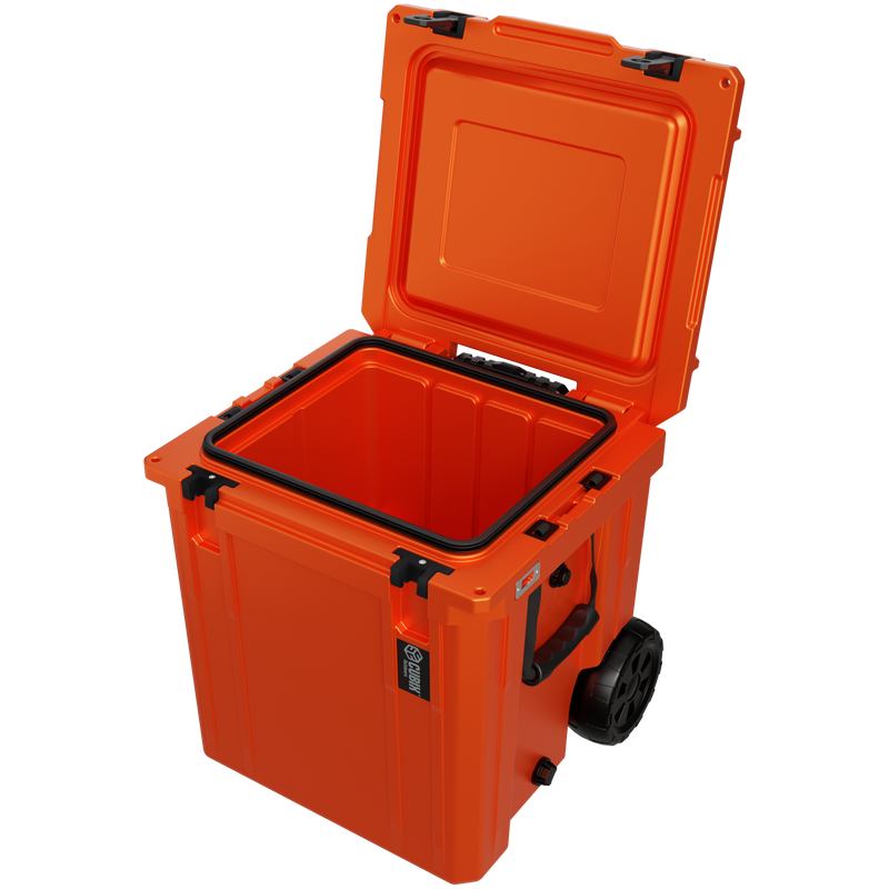 Load image into Gallery viewer, 46 Quart Rotomolded Cooler With Wheels - QuadraX