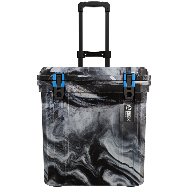 Load image into Gallery viewer, 46 Quart Rotomolded Cooler With Wheels - QuadraX