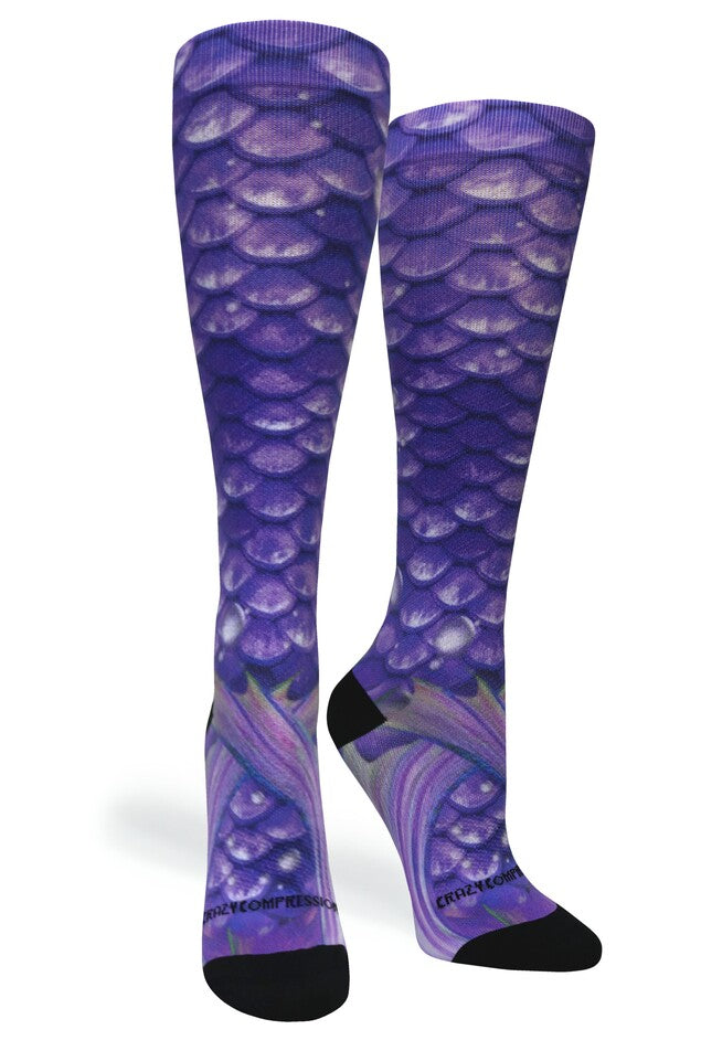 Load image into Gallery viewer, Active Mermaid Purple - (Standard & Extra Wide)