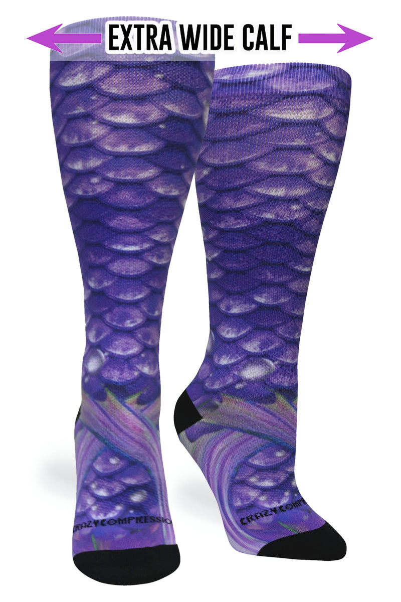 Load image into Gallery viewer, Active Mermaid Purple - (Standard & Extra Wide)
