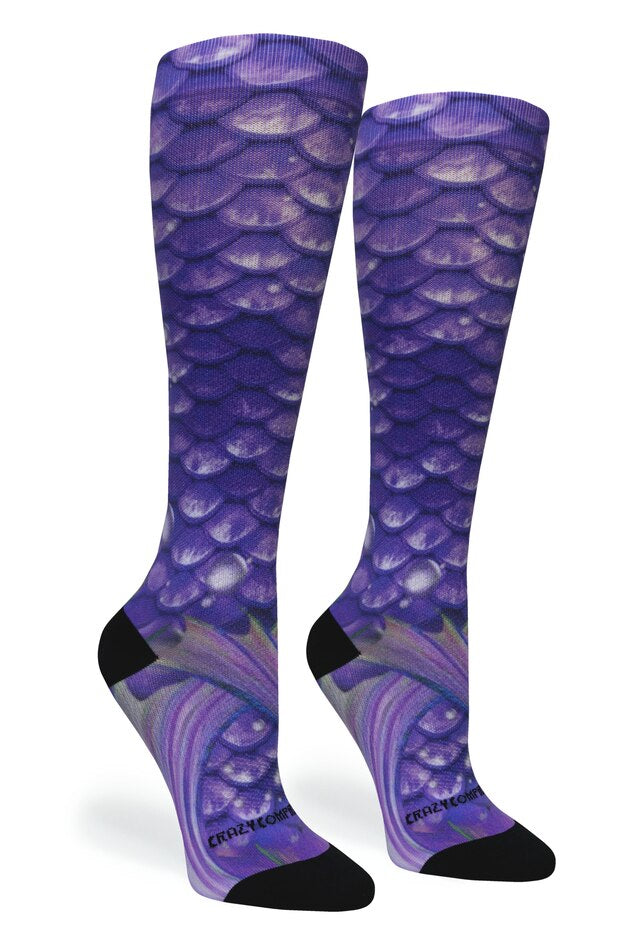 Load image into Gallery viewer, Active Mermaid Purple - (Standard & Extra Wide)