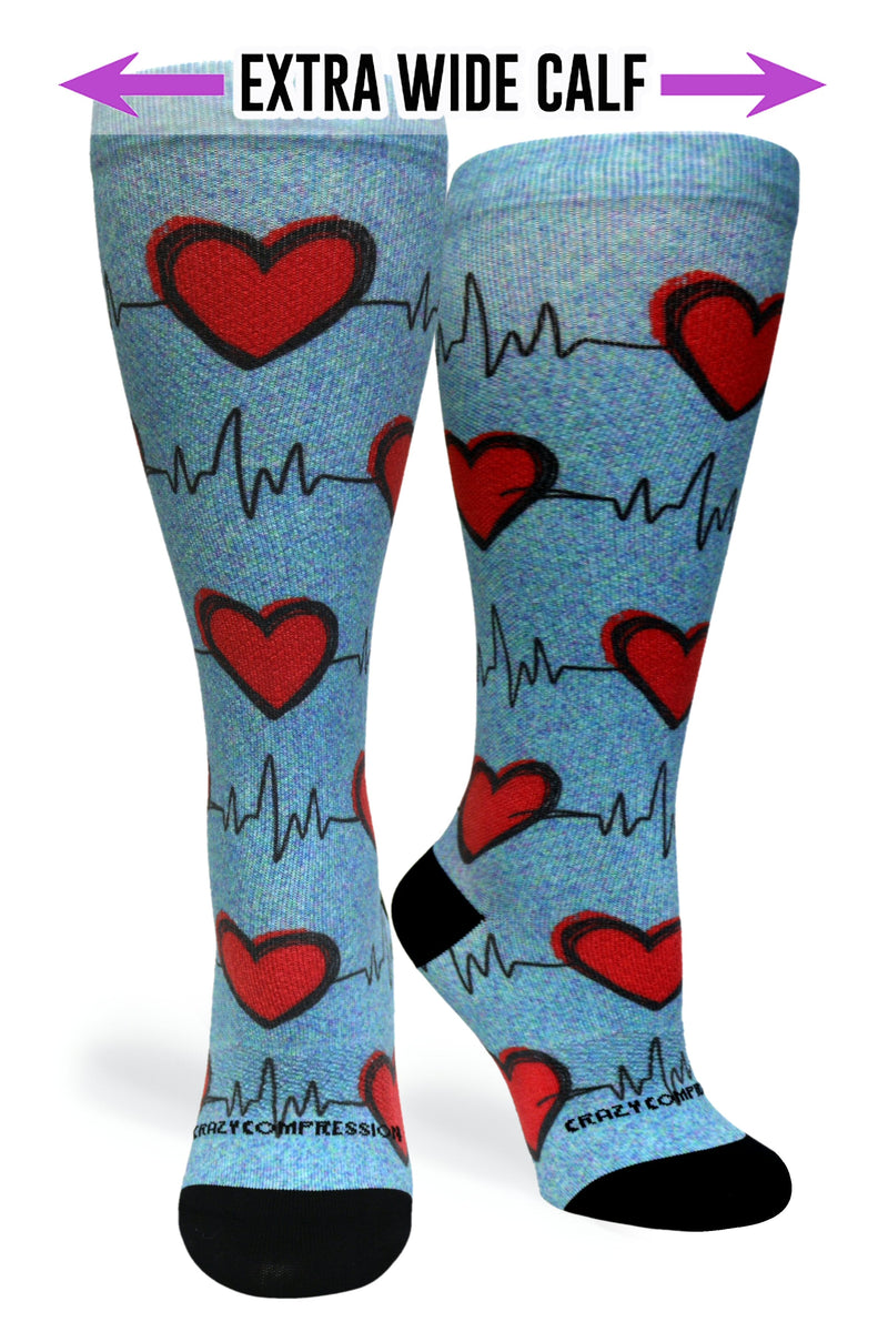 Load image into Gallery viewer, Heart Station Blue - (Standard & Extra Wide)
