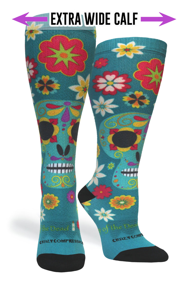 Load image into Gallery viewer, Calavera Teal - (Standard & Extra Wide)