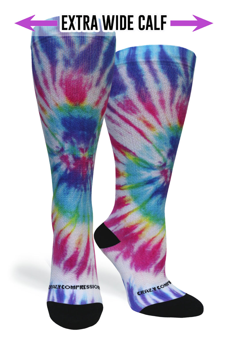 Load image into Gallery viewer, Tie Dye Rainbow - (Standard & Extra Wide)
