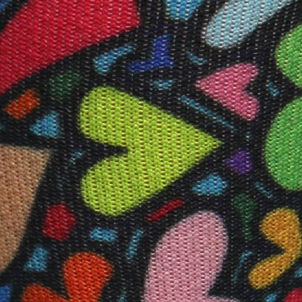 Load image into Gallery viewer, Stain Glass Hearts - (Standard & Extra Wide)