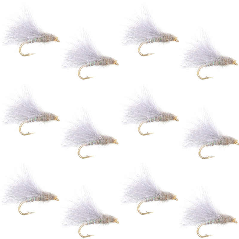 Load image into Gallery viewer, CDC Baetis Emerger BWO Wet Fly Fishing Flies - 1 Dozen Flies Hook Size 16