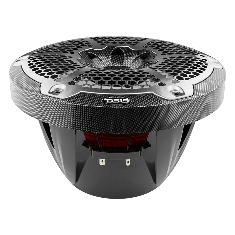 Load image into Gallery viewer, NXL 10" Marine Subwoofer With LED RGB Lights 300 Watts Rms SVC 4-Ohm -Black Carbon Fiber