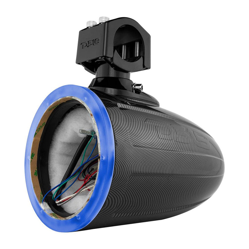 Load image into Gallery viewer, NXL 6.5" Marine and Powersports Empty Tower LED RGB Lights -Black Carbon Fiber