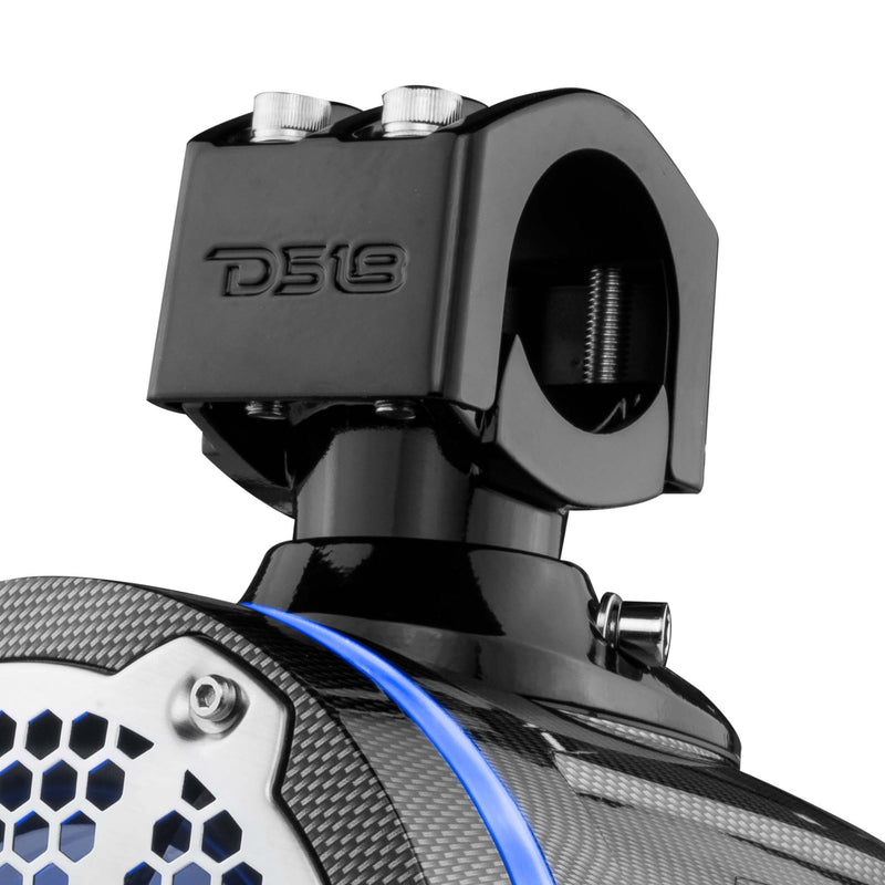 Load image into Gallery viewer, NXL 6.5" Marine and Powersports Towers LED RGB Lights 100 Watts Rms - Black Carbon Fiber