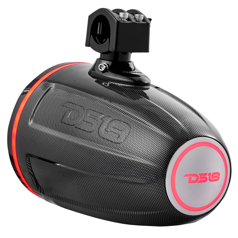 Load image into Gallery viewer, NXL 8" Marine and Powersports Empty Tower LED RGB Lights -Black Carbon Fiber
