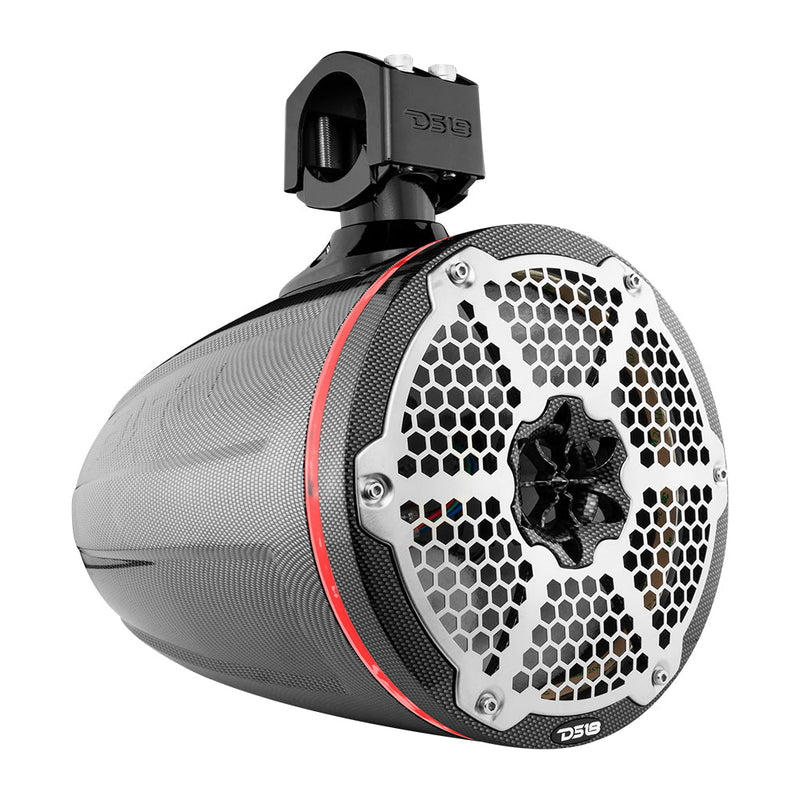 Load image into Gallery viewer, NXL 8" Marine and Powersports Empty Tower LED RGB Lights -Black Carbon Fiber