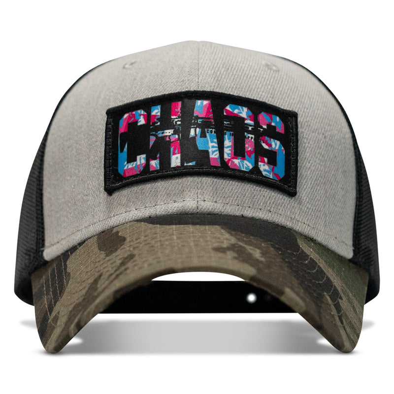 Load image into Gallery viewer, Chaos Hawaiian Patch Snapback Hat