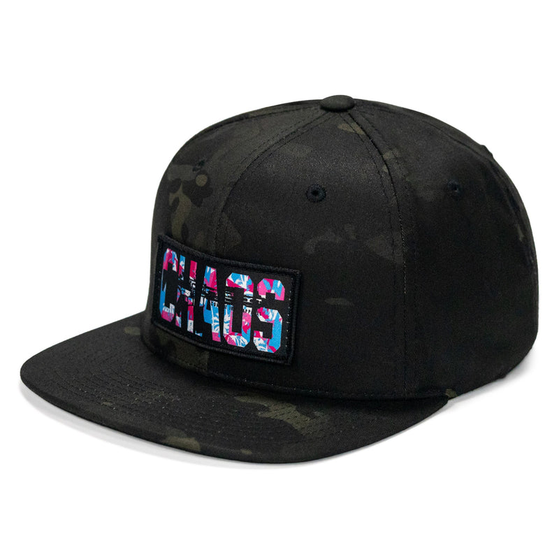 Load image into Gallery viewer, Chaos Hawaiian Flatbill SnapBack Hat