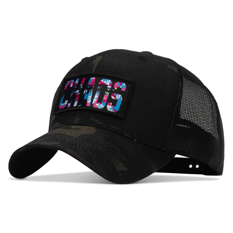 Load image into Gallery viewer, Chaos Hawaiian Patch Snapback Hat