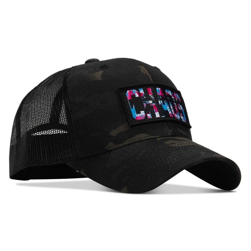 Load image into Gallery viewer, Chaos Hawaiian Patch Snapback Hat