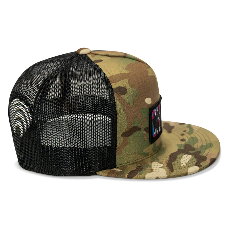 Load image into Gallery viewer, Chaos Hawaiian Flatbill SnapBack Hat