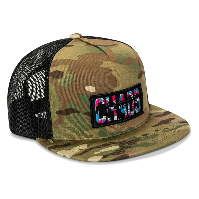Load image into Gallery viewer, Chaos Hawaiian Flatbill SnapBack Hat